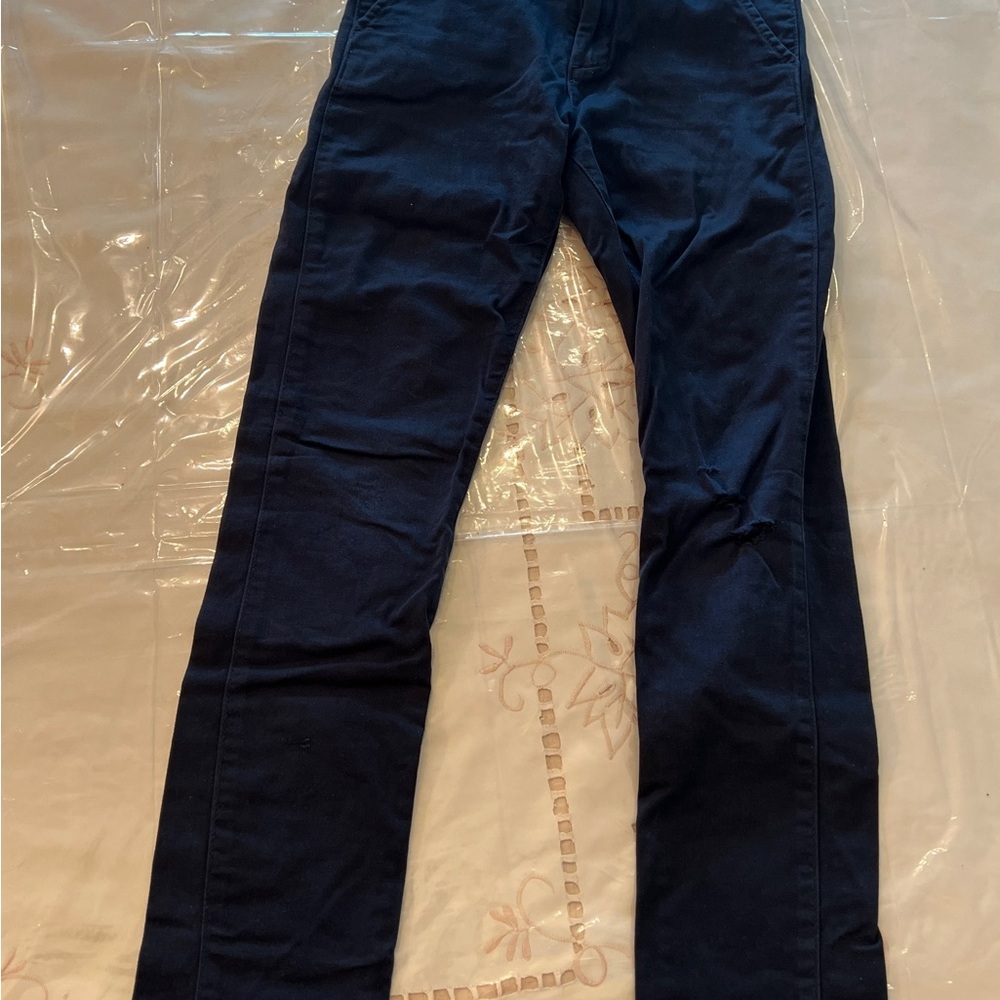 The Children's Place Navy Blue Kids Casual Pants - size 10 slim